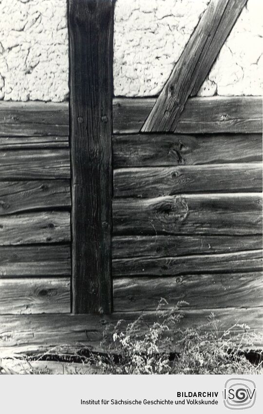 Holzkonstruktion in Groß Partwitz