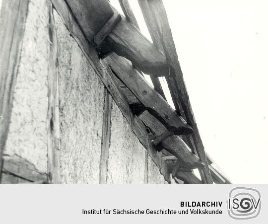 Holzkonstruktion in Groß Partwitz