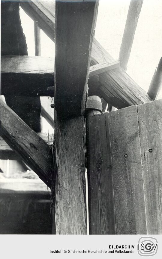 Holzkonstruktion in Groß Partwitz