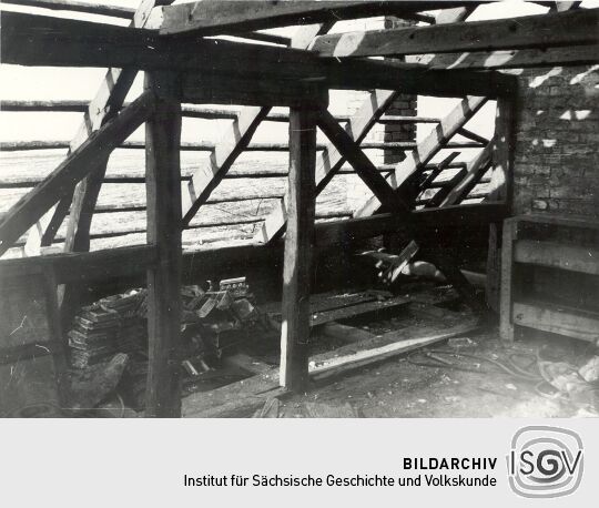 Holzkonstruktion in Groß Partwitz