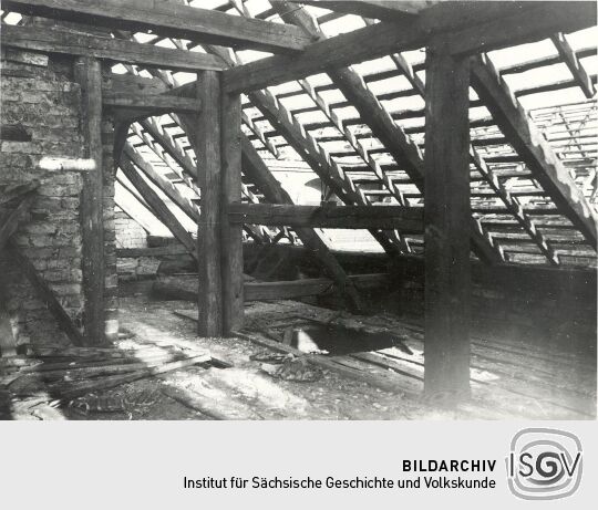 Holzkonstruktion in Groß Partwitz