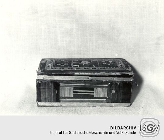 Intarsienkästchen aus Groß Partwitz im Museum Bautzen