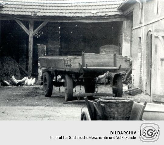 Plattenwagen in Groß Partwitz