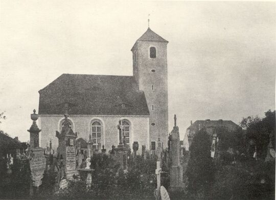 Kirche und Friedhof in Purschwitz