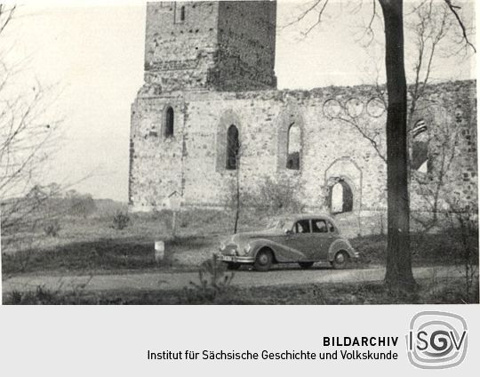 Kirchenruine in Thräna