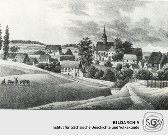 Blick auf Berthelsdorf