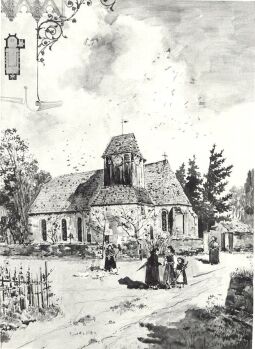 Bild: Die alte Kirche in Radibor