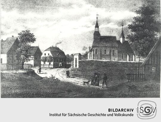 Die Kreuzkirche in Radibor