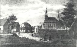 Bild: Die Kreuzkirche in Radibor