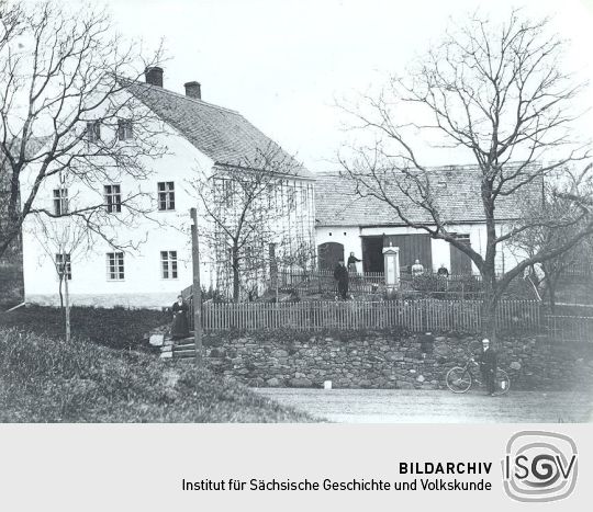 Katzers Wohnhaus um 1900 in Kittlitz