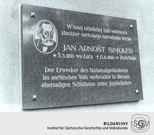 Gedenktafel in Lohsa