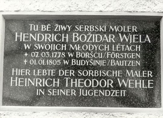 Gedenktafel in Kreba