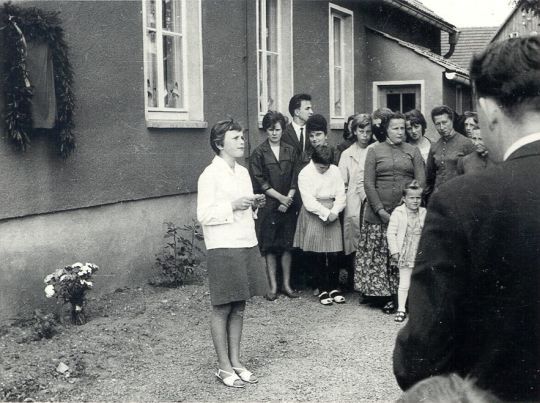 Enthüllung eines Gedenksteins in Schmerlitz