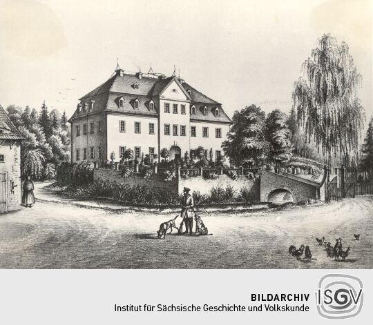 Historische Ansicht auf Sollschwitz