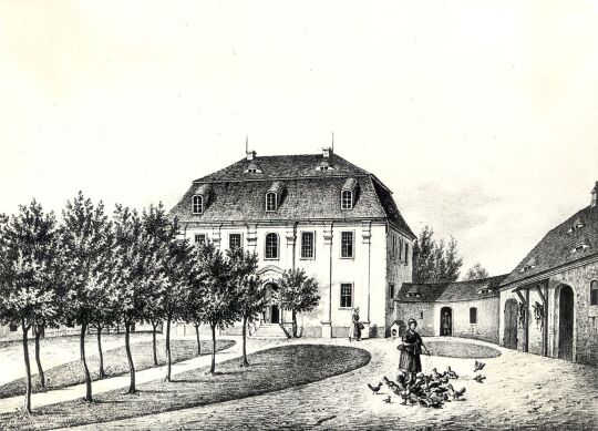 Historische Ansicht von Pannewitz am Taucher