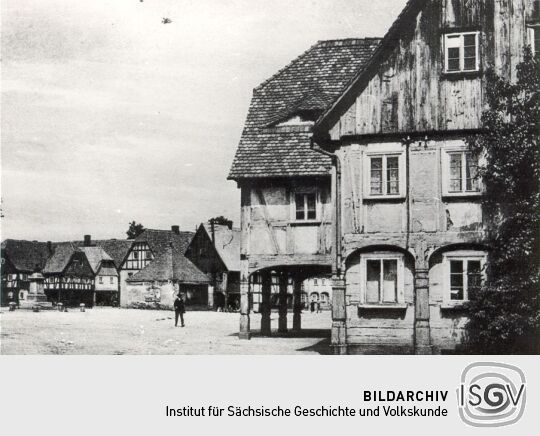 Altes Haus am Markt in Hirschfelde