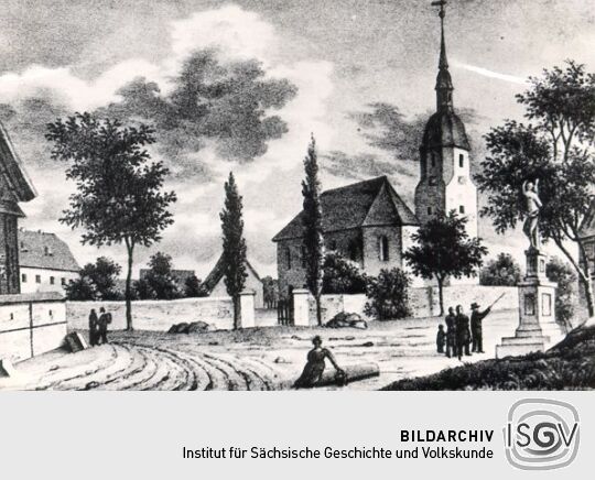 Historische Ansicht von Crostwitz
