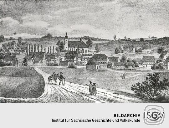 Historische Ansicht von Ebersbach