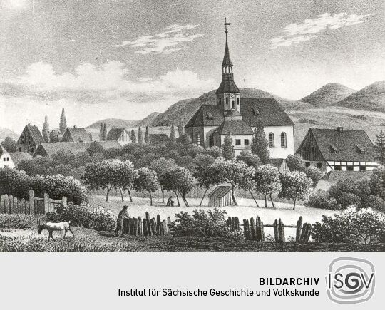 Historische Ansicht von Mittelherwigsdorf