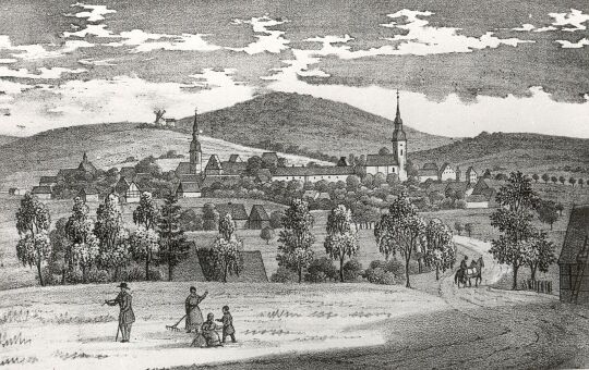 Historische Ansicht von Großhennersdorf