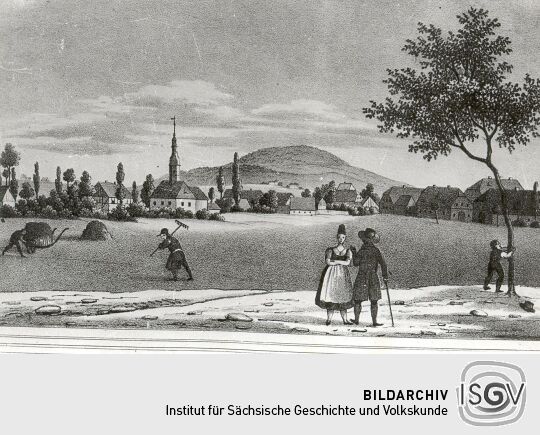 Historische Ansicht von Herwigsdorf