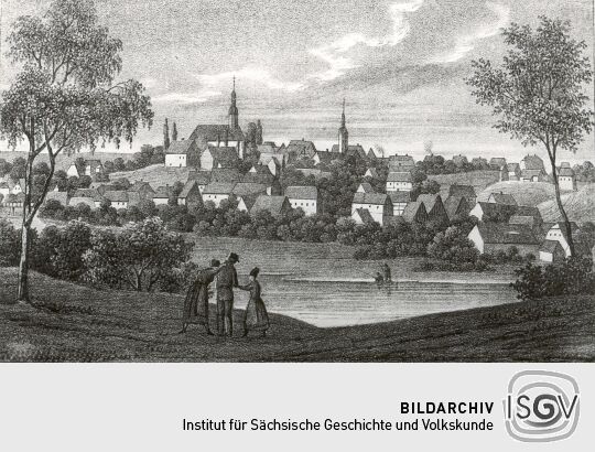 Historische Ansicht von Weißenberg