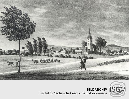 Ortsansicht von Burkersdorf