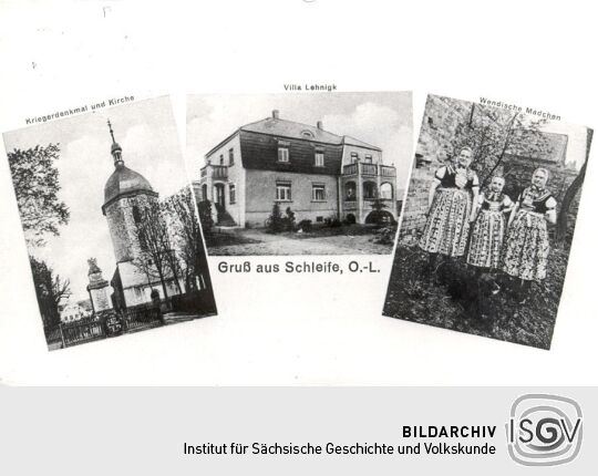 Grußkarte aus Schleife