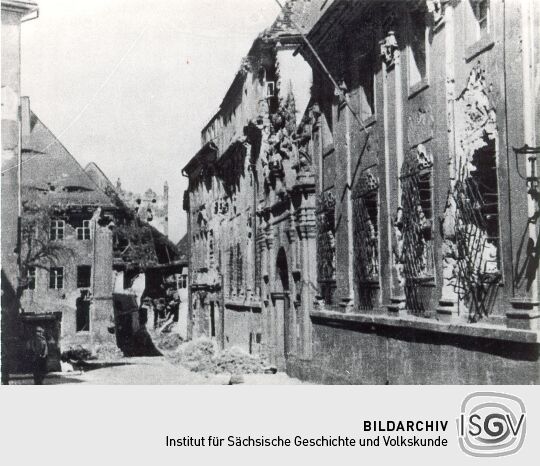 Kriegsschäden in Bautzen