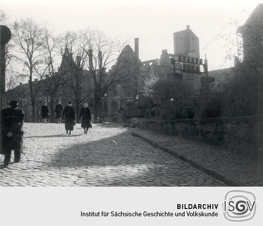 Kriegsschäden in Bautzen