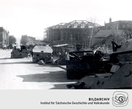 Kriegsschäden in Bautzen