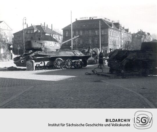 Kriegsschäden in Bautzen