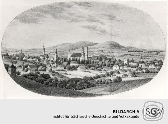 Stadtansicht von Zittau