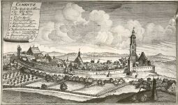 Bild: Historische Ansicht der Stadt Kamenz