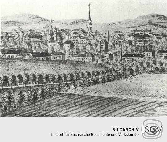 Blick auf Löbau