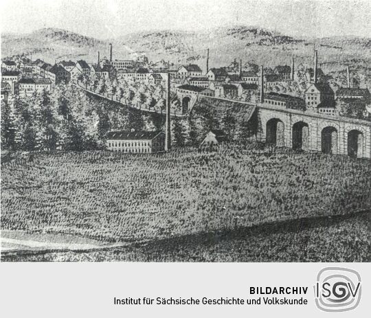 Eisenbahnbrücke in Löbau