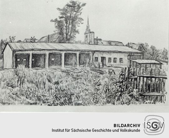 Kreidezeichnung