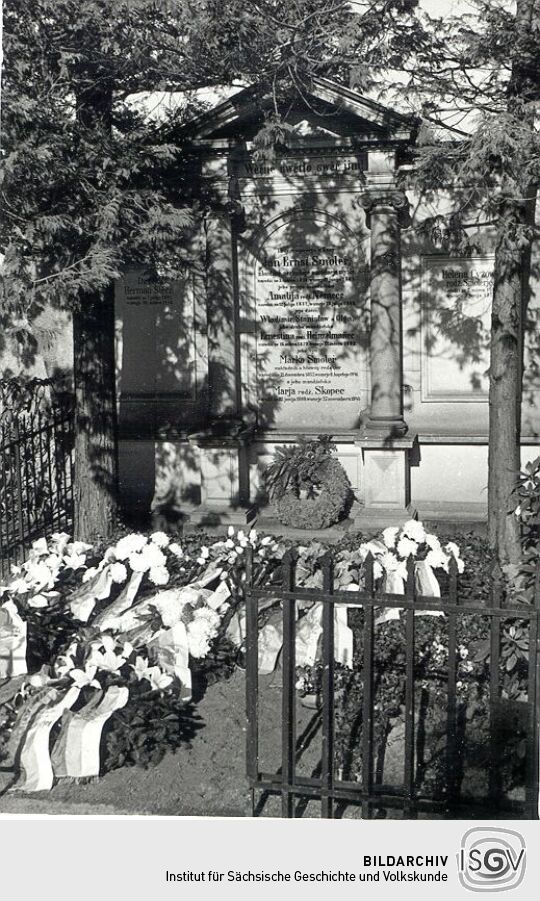 Das Grab von Jan Arnošt Smoler in Bautzen