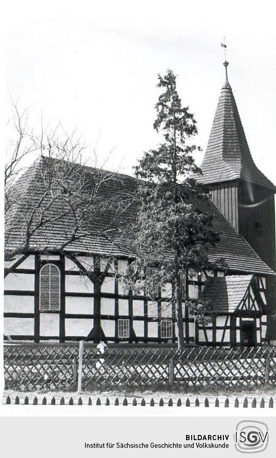 Fachwerkkirche in Bluno