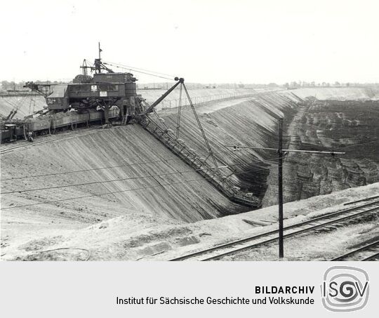 Abraumbagger in Lohsa