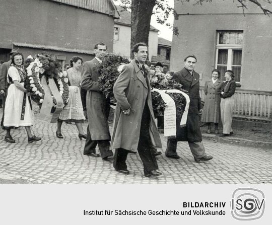 Božidar Dobrucky bei der Zejler-Ehrung in Lohsa