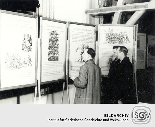 In der Ausstellung "Bauernkrieg" in Kreckwitz