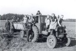 Bild: Landwirtschaftliche Arbeiten bei Schleife