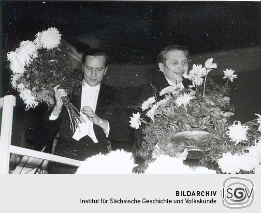 Nach einem Konzert in Bautzen