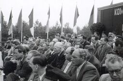 Bild: Grundsteinlegung in Hoyerswerda