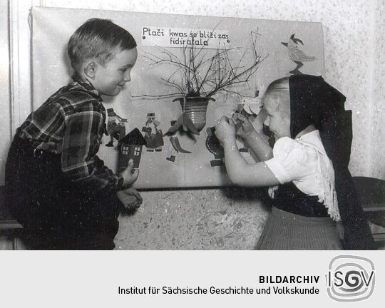 Vogelhochzeit in einem Bautzener Kindergarten