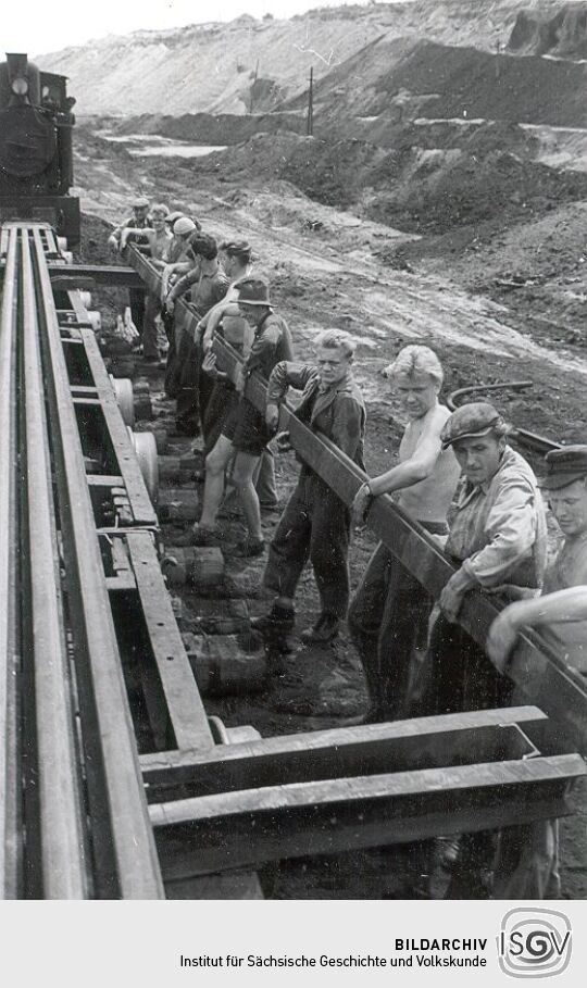Beim Arbeitseinsatz