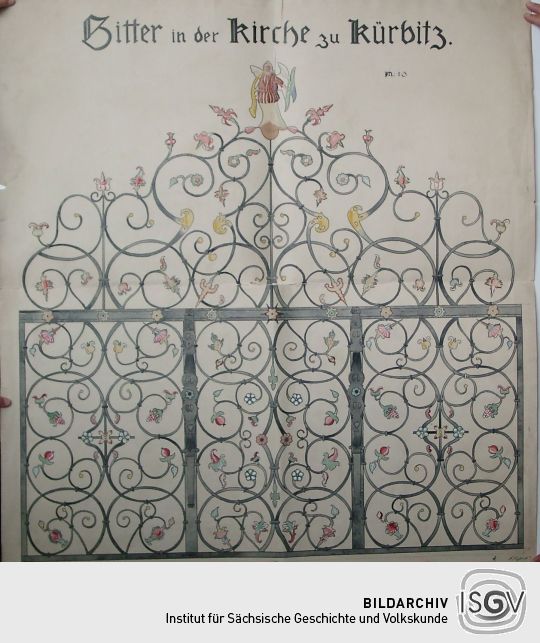 Gitter in der Kirche zu Kürbitz von H. Kugler, KL III