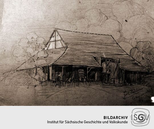 Scheune in Erkmannsdorf von Johann Kühne