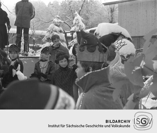 Ansicht vom Ski- und Eisfasching in Geising
